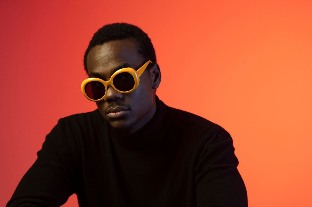 Altive campaign portrait in red lighting
